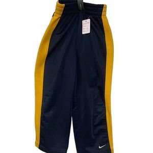 Boys Yellow and Navy Nike Sweatpants